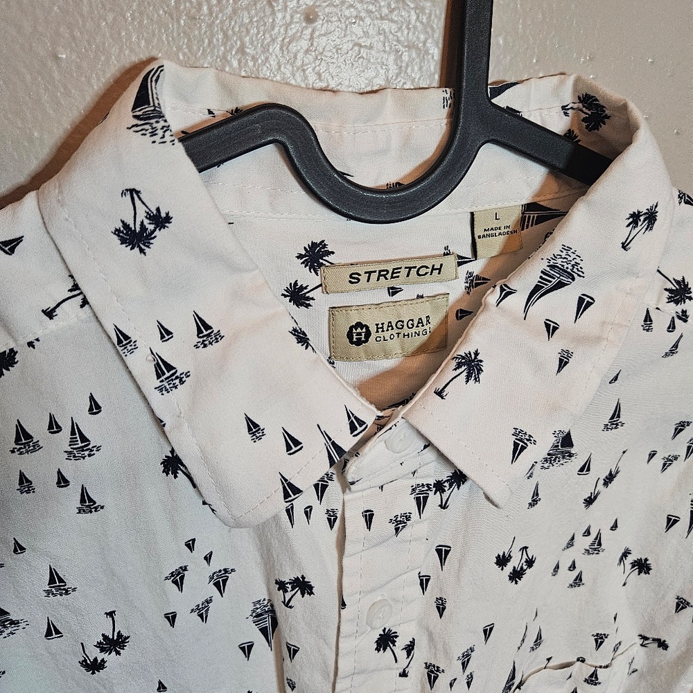 Haggar Short Sleeve Dress Shirt